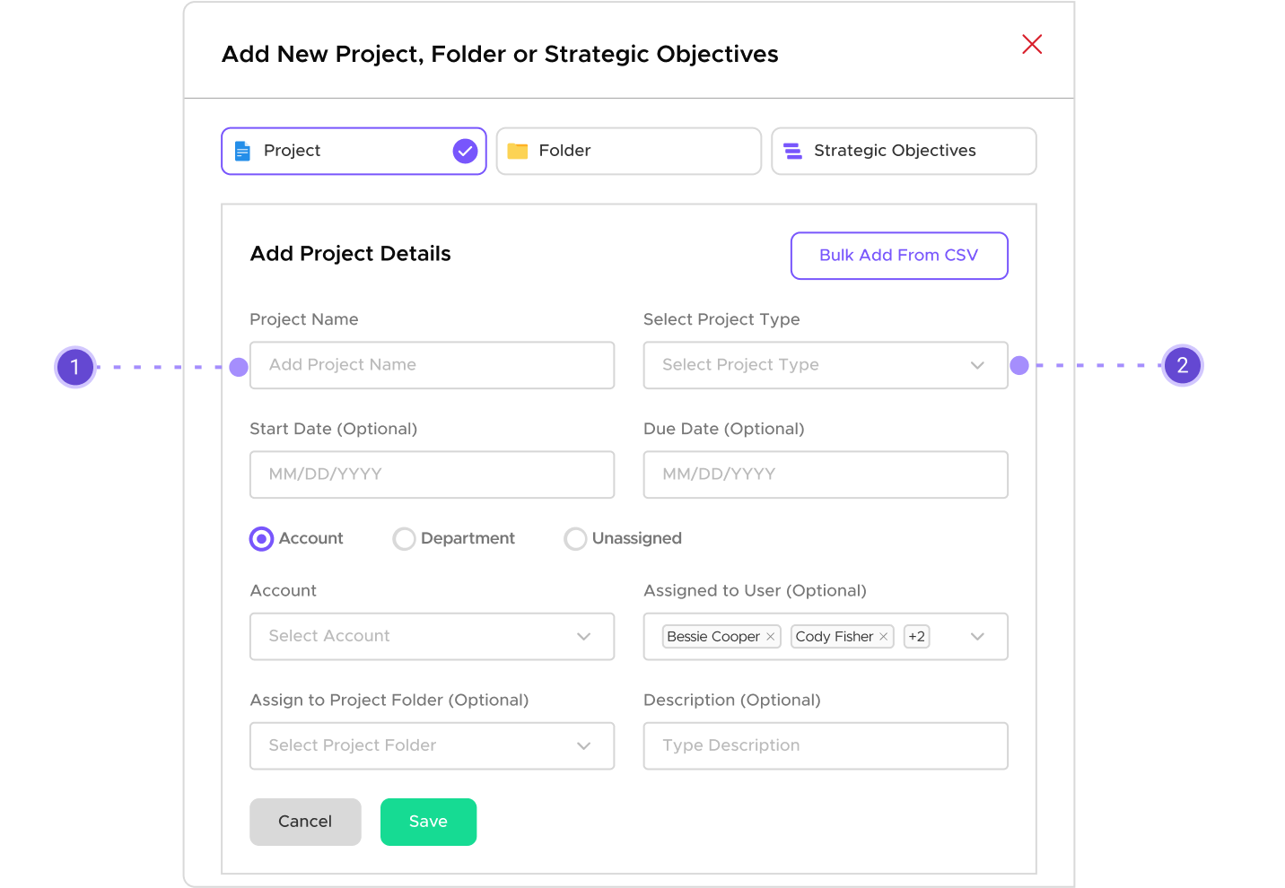 select project types